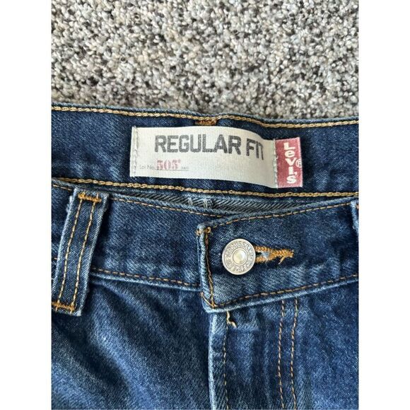 Levi’s Men’s 505 Regular Fit Jeans 34x34 - Picture 4 of 9